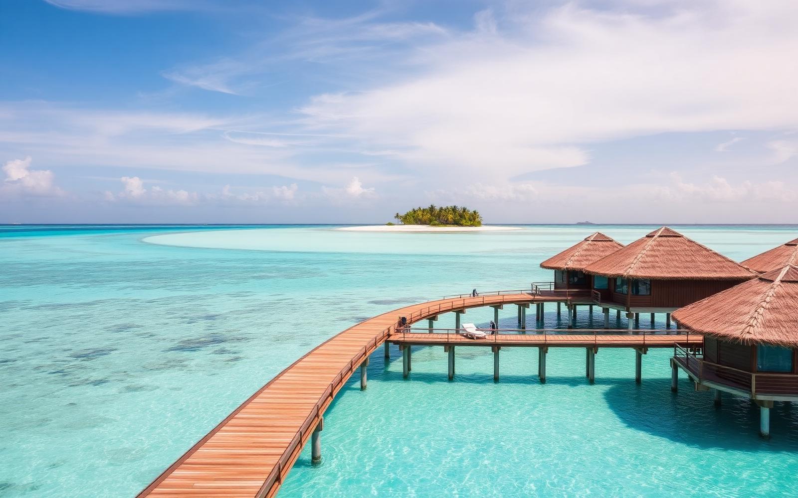 Maldives — Overwater villas on impossible blue