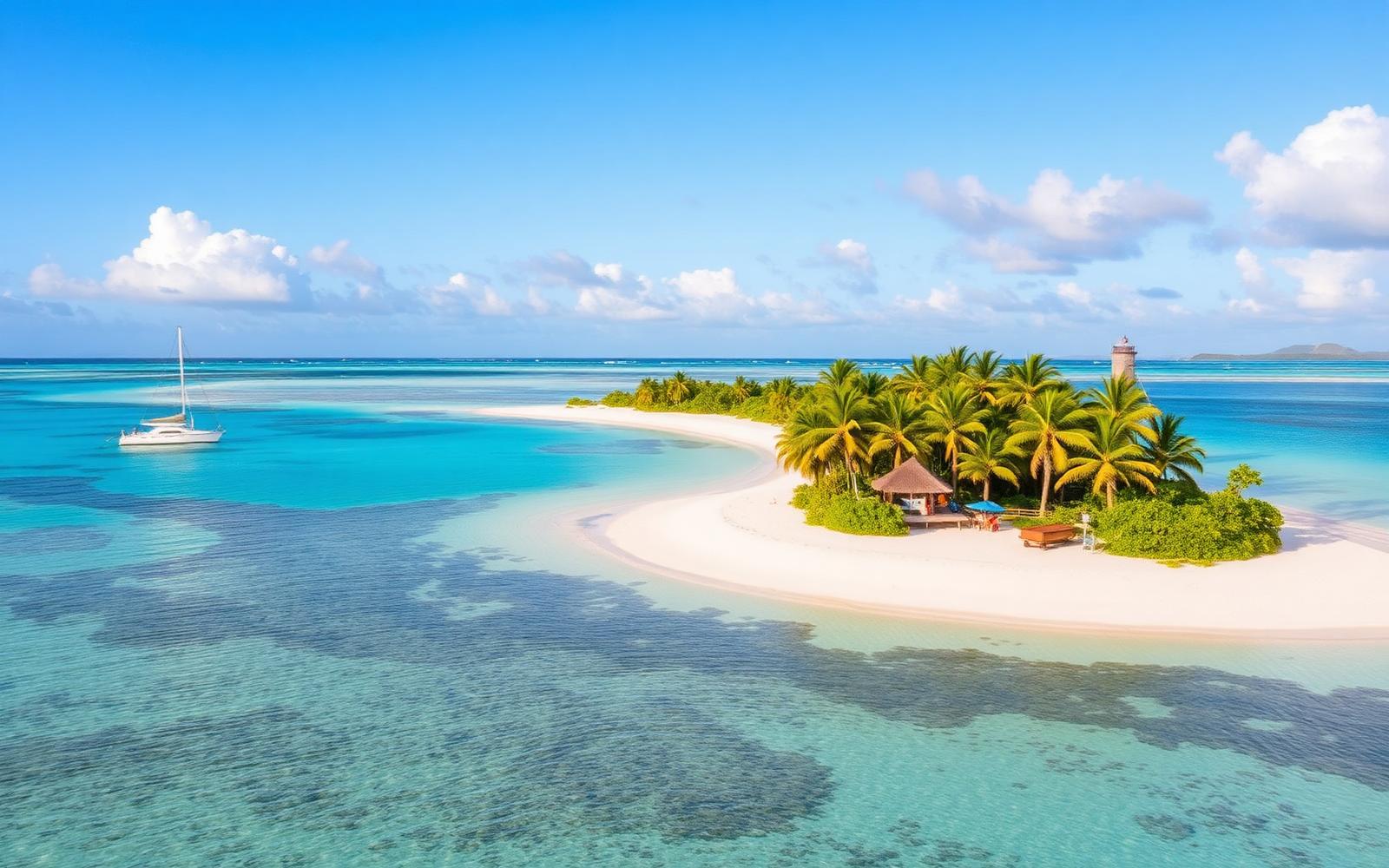 Ile aux Cerfs — powder-white sand and coral lagoon off the east coast