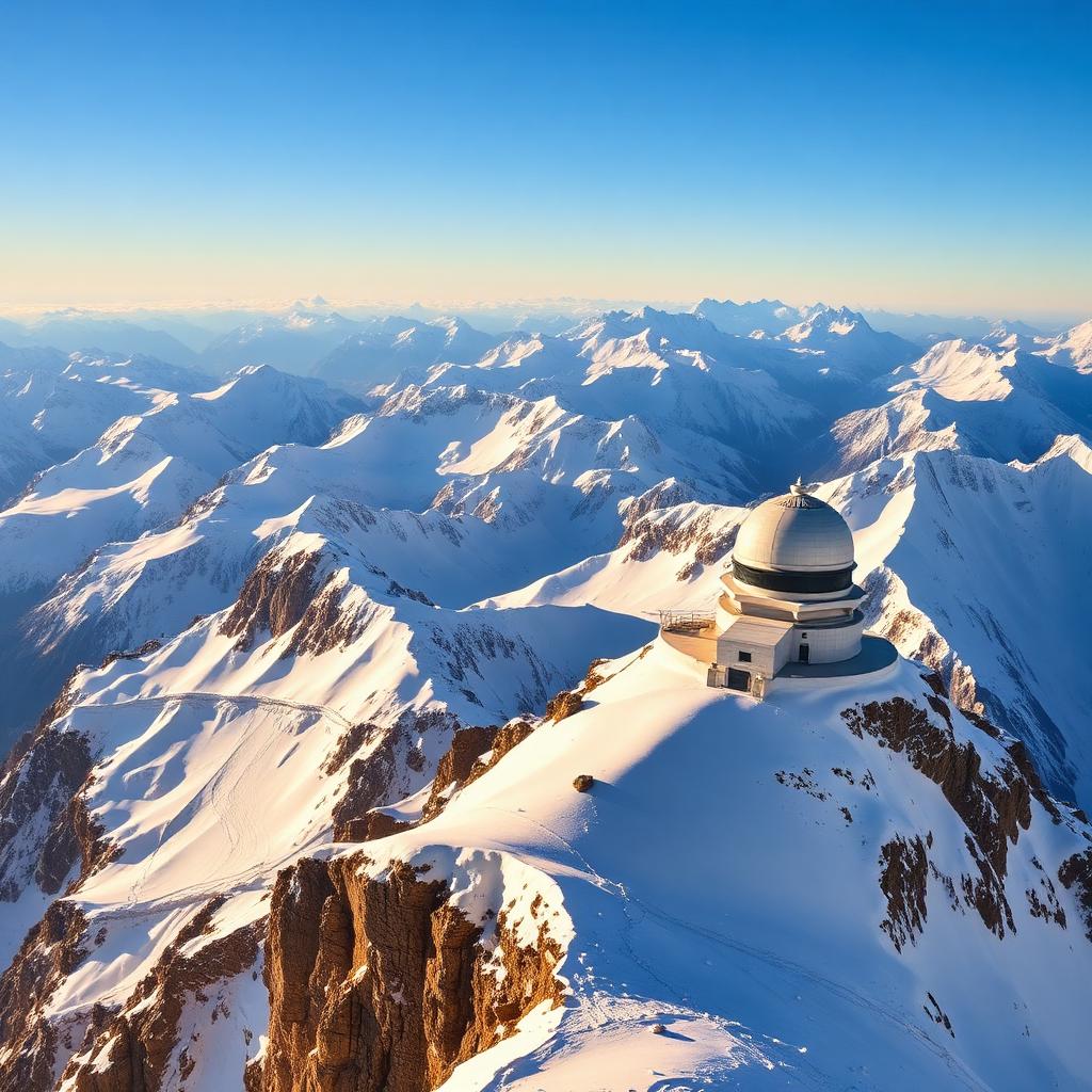 Snow-capped peaks of the Swiss Jungfrau region