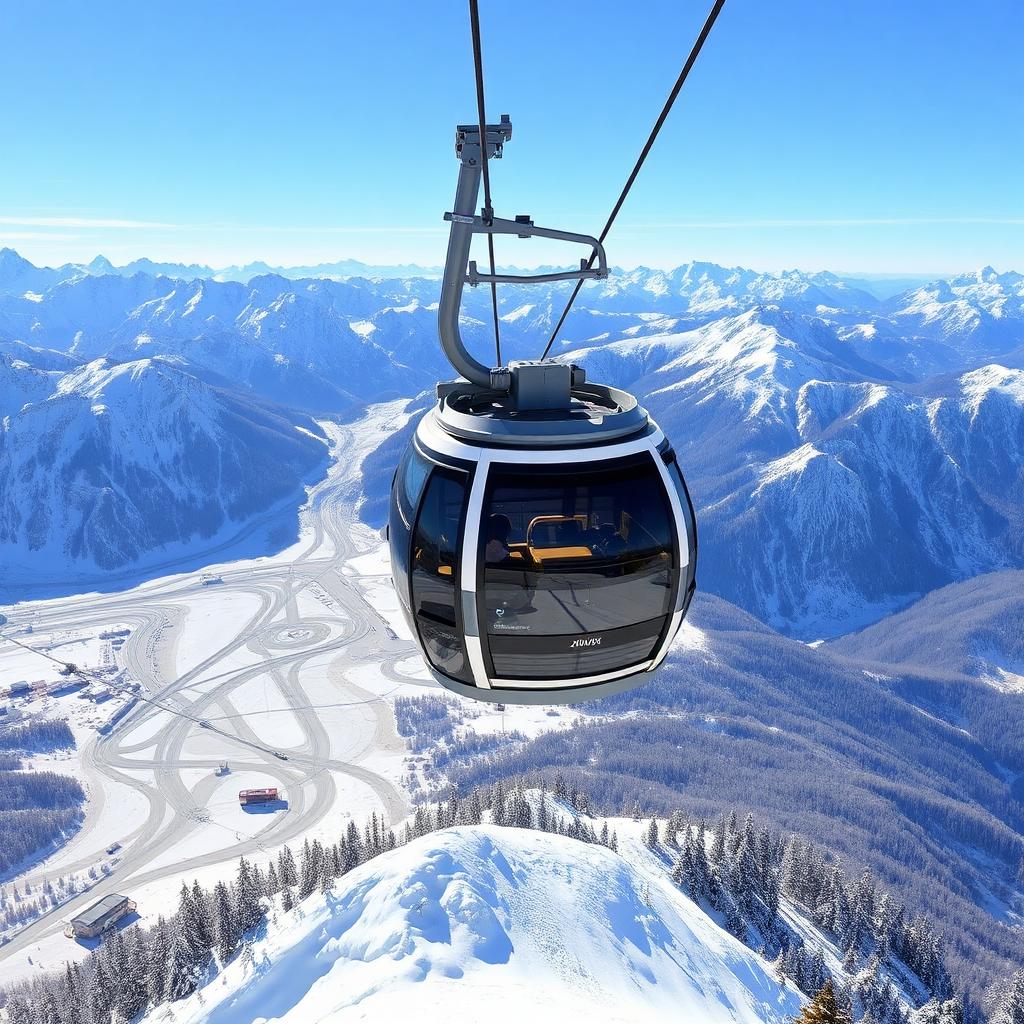 Rotair rotating cable car to Mount Titlis