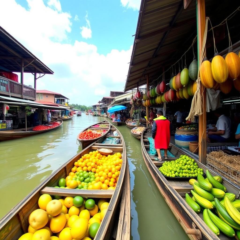 Damnoen Saduak floating market